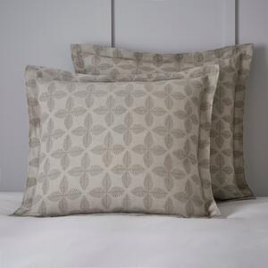 Dorma Danbury 100% Cotton Continental Pillowcase grey