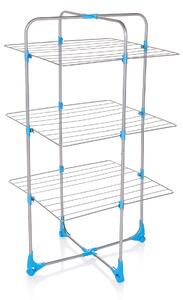 Minky Tower Airer Silver/Blue