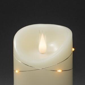LED candle white luminous colour warm white Ø 10cm