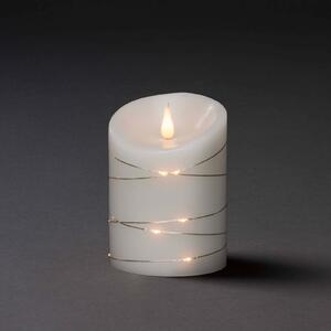LED candle white luminous colour warm white Ø 10cm