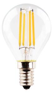 Golf ball LED bulb E14 4 W 2,700 K filament clear