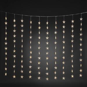 LED curtain light stars 120-bulb, warm white