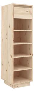 Shoe Cabinet 30x34x105 cm Solid Wood Pine