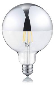 LED bulb E27 G125 7 W 2,700 K dimmable half mirror
