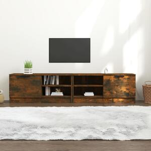 TV Cabinets 2 pcs Smoked Oak 80x35x36.5 cm Engineered Wood