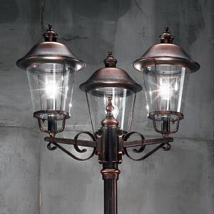 Mariella lamp post, 3-bulb
