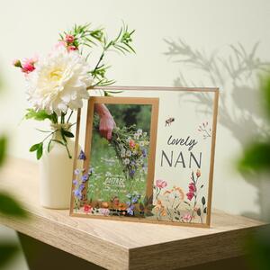 The Cottage Garden Nan Photo Frame 4" x 6 MultiColoured
