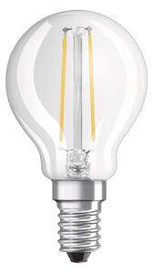 Golf ball LED bulb E14 2.8 W warm white clear dim