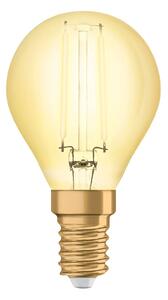 Golf ball LED bulb E14 4 W Vintage Classic P gold