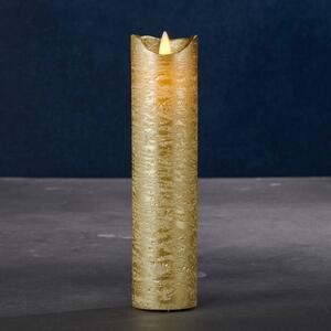 Sara Exclusive LED candle, gold Ø 5cm height 20 cm