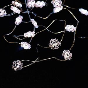 LED snowflake fairy lights Nynne with 20 lights