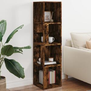 Corner Cabinet Smoked Oak 33x33x132 cm Engineered Wood