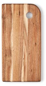 Cutting board - Acacia wood. 30 x 15 cm. - Dark Wood - Søstrene Grene