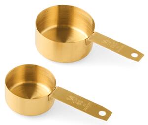 Measuring spoons - Stainless steel. 2 pcs. - Brass - Søstrene Grene