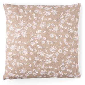 Decorative cushion 45 x 45 - Cotton/polyester. - Sand - Søstrene Grene
