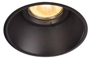 SLV Inconspicuous Horn-O ceiling spotlight, black