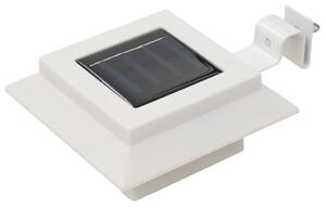 Outdoor Solar Lamps 6 pcs LED Square 12 cm White