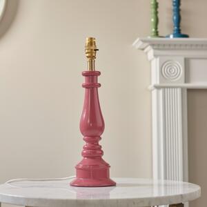 Endon 109964 Myrtle Table Lamp Base Only In Pink Clay And Warm Brass Finish