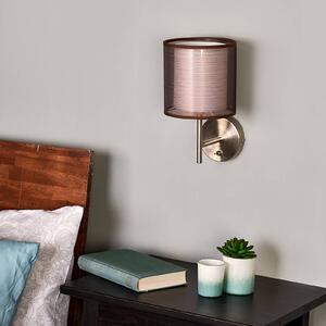 Nica wall light in brown