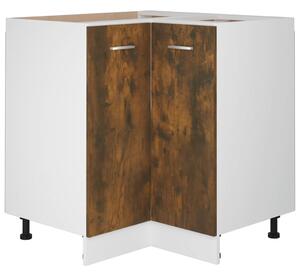 Kitchen Cabinet Smoked Oak 75.5x75.5x81.5 cm Engineered Wood