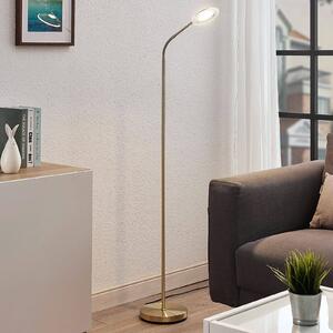 Meghan LED reading lamp, adjustable, brass