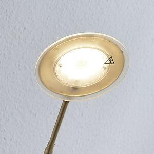 Meghan LED reading lamp, adjustable, brass