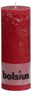 Bolsius Rustic Pillar Candles 6 pcs 190x68 mm Wine Red