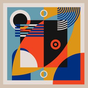 Photography Abstract vector geometric with bauhaus style, Taufik Ramadhan