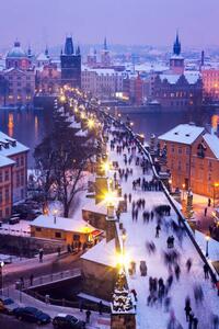 Photography Prague panorama with Charles Bridge, Henryk Sadura