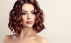 Photography Attractive brunette woman with modern, trendy, EdwardDerule