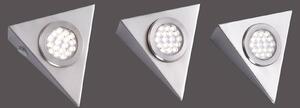 Helena LED under-cabinet light, triangle, set of 3