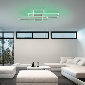 Paul Neuhaus Helix LED ceiling lamp 3 frames 116cm