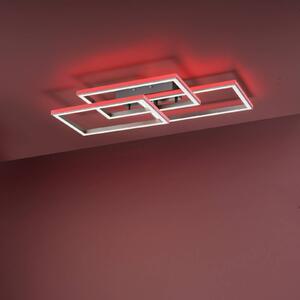 Paul Neuhaus Helix LED ceiling lamp 3 frames 82 cm