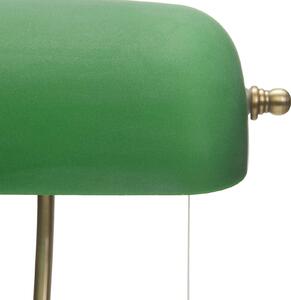 Milenka - desk lamp with green lampshade