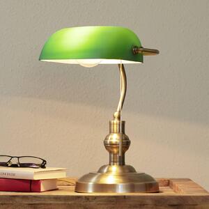 Milenka - desk lamp with green lampshade