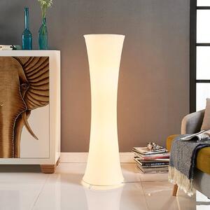 Fabric floor lamp Liana with a concave shape