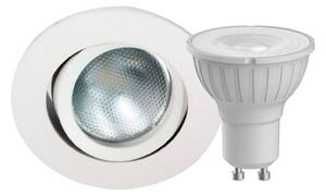 DecoclicSet LED downlight GU10 5 W white