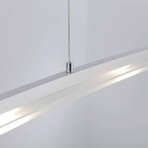 Juna - LED pendant lamp with glass shade, 98 cm