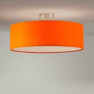 Rothfels Gala ceiling light, 50 cm, felt orange