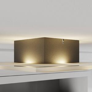 Rothfels Lole LED ceiling lamp, 39 cm, brass