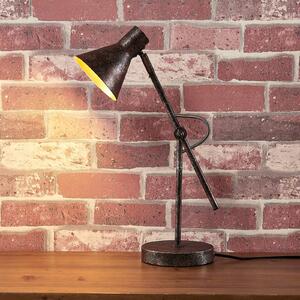 Rust-coloured Zera table lamp
