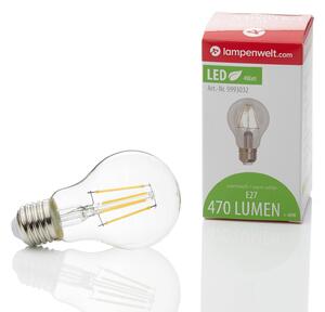 E27 filament LED bulb 4 W, 470 lm, 2,700 K, clear