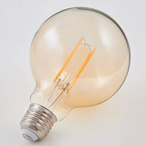 E27 globe LED bulb filament 6W 500 lm amber 1800K