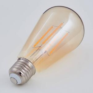 E27 rustic LED bulb 6 W 500 lm, amber 1,800 K