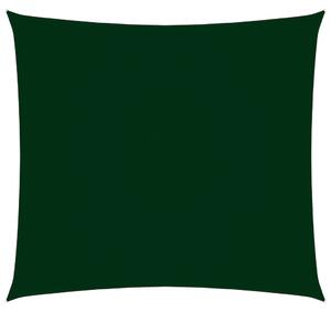 Sunshade Sail Oxford Fabric Square 2x2 m Dark Green