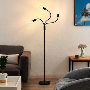 Lindby Aurina floor lamp, three-bulb