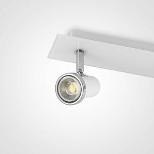 Lindby Marvolo wall light, white, three-bulb
