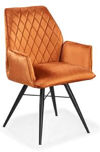 Quinn Velvet Swivel Dining Chair | Luxury Accent Chair | Roseland