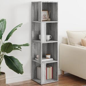 Corner Cabinet Grey Sonoma 33x33x132 cm Engineered Wood