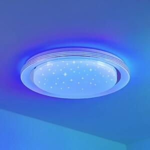 Lindby Mizuni LED ceiling light, RGBW, CCT, 48 cm